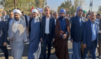 حضور رِئیس اداره ماهشهر در راهپیمایی 22 بهمن