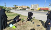 مراسم کاشت نهال در پارک اندیشه آزاد (توتستان) شهرستان بهبهان با حضور نمایندگان آموزش و پرورش 