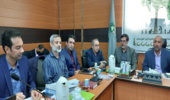 حضور مشاور معاون اقتصادی استاندار در جلسه شورای هماهنگی روسای منابع طبیعی و آبخیزداری خوزستان
