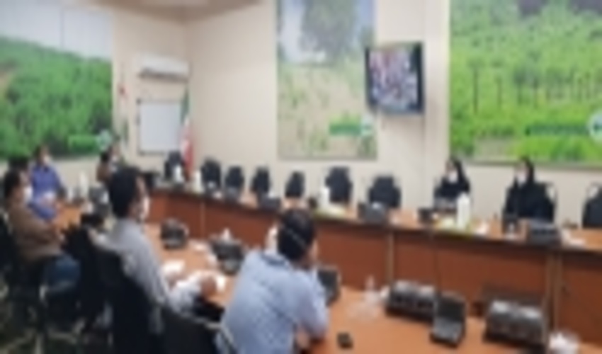 مراسم روز جهانی مقابله با بیابان زایی بصورت ویدیو کنفرانس برگزار شد. 