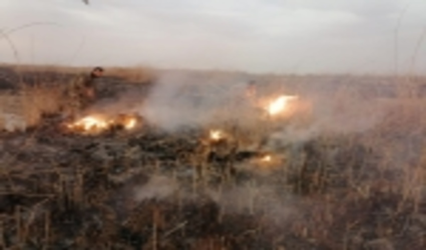 مهار آتش سوزى در اراضى ملى  شهرستان خرمشهر