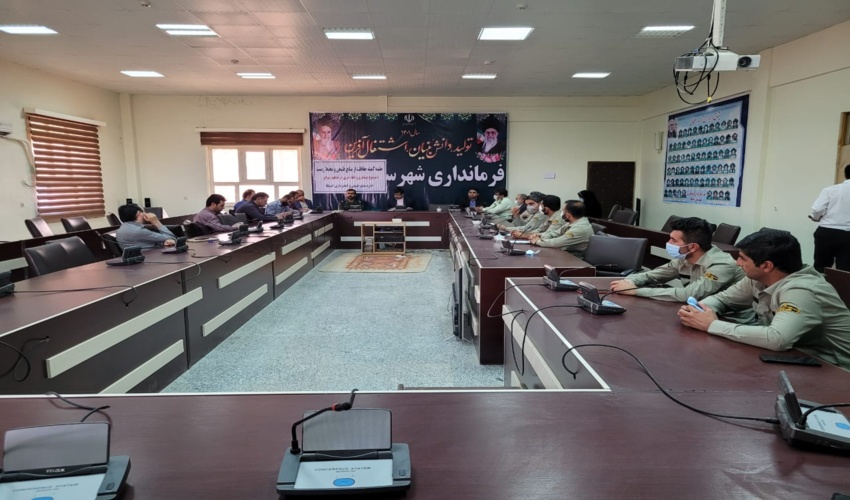 جلسه کمیته حفاظت از منابع طبیعی و محیط زیست با موضوع پیشگیری و اطفاء حریق در اندیکا برگزار گردید