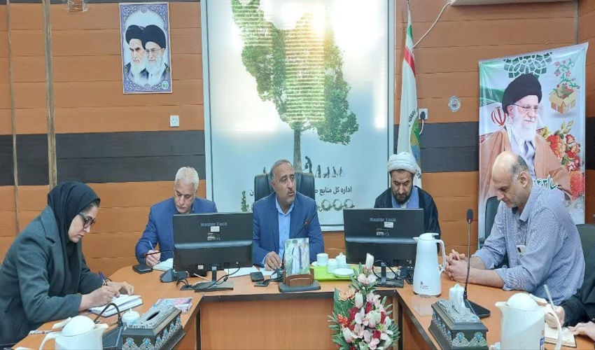 جلسه پیگیری طرح‌های زراعت چوب استان خوزستان در اداره منابع طبیعی و آبخیزداری برگزار شد